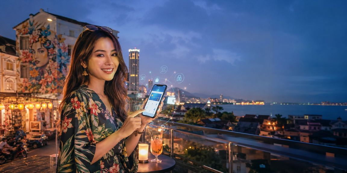 Hiburan kasino gaya Malaysia di Penang dengan suasana meja permainan yang aktif